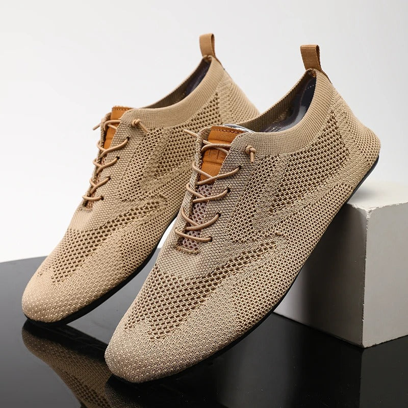 Mesh Knit Slip-Ons