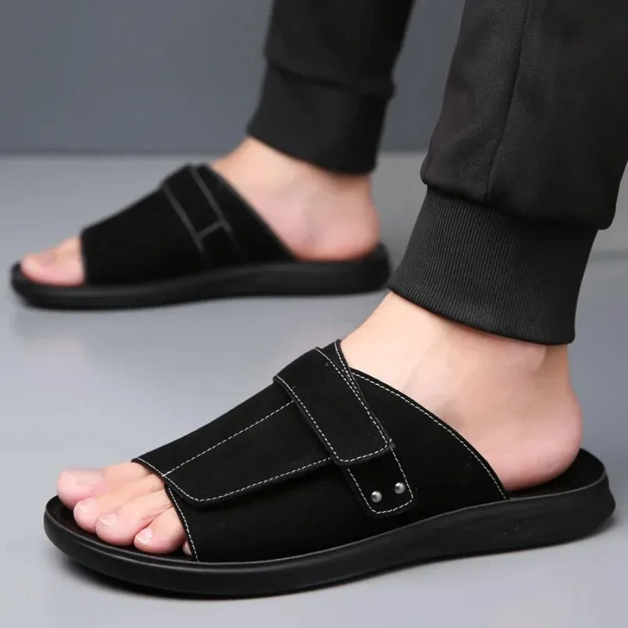 Axis Suede Slides