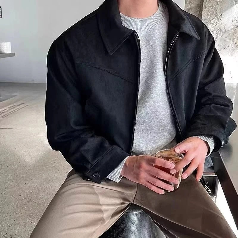 Trenton Smooth Suede Bomber